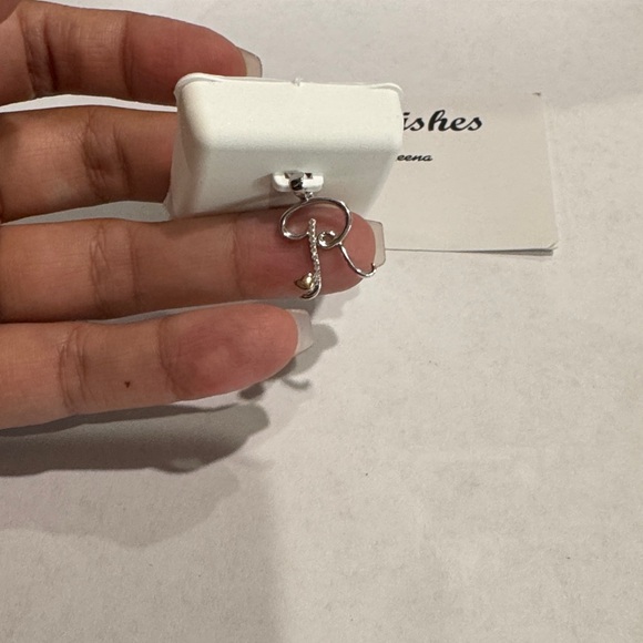 Real diamond R initial pendant for her, Best gift for all occasions, all ages, - Picture 7 of 7